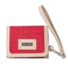 Red Croc wristlet