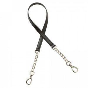 Petite – Black Handle Silver Chain
