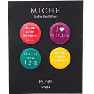 Pins – set of 4 Round