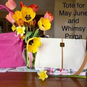 Prima Whimsy includes Ivory Handles and Carmel Shoulder Strap