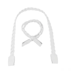 Braided Handles White