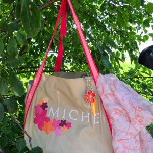 Summer Beach Tote with Scarf & Keychain