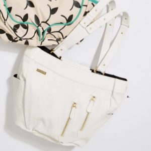 Handles fashion white and gold